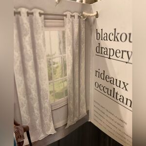 Phelan White Blackout Curtains